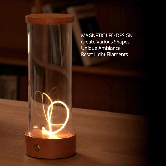 Настольная лампа LightMag 1492 светодиодная с аккумулятором 2000 мАч магнитная USB для рабочего стола и чтения с тремя режимами яркости и креплением на металлические поверхности для автономного освещения рабочей зоны дома и в офисе - изображение 4