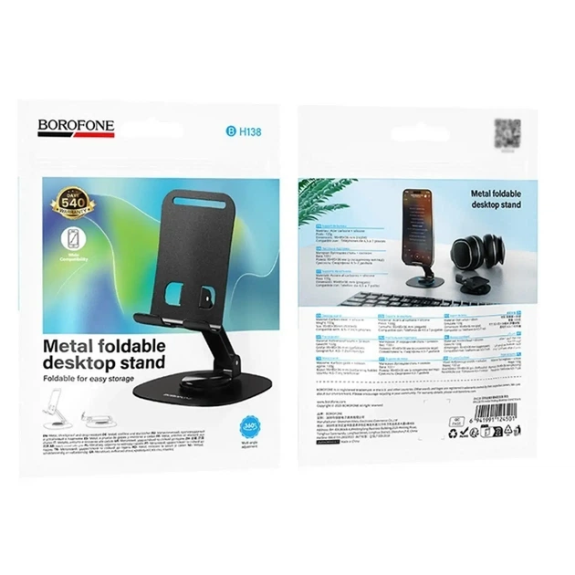 Настільний тримач BOROFONE BH138 - Фото 8 Настільний тримач BOROFONE BH138 - зображення 8