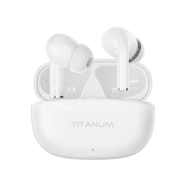 Бездротові TWS навушники TITANUM TW11 White - зображення 3