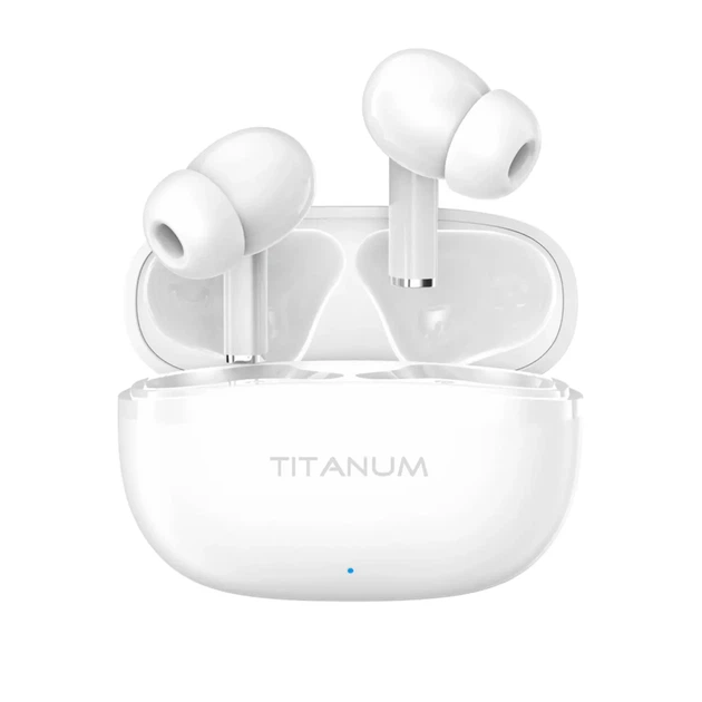 Бездротові TWS навушники TITANUM TW11 White - зображення 6