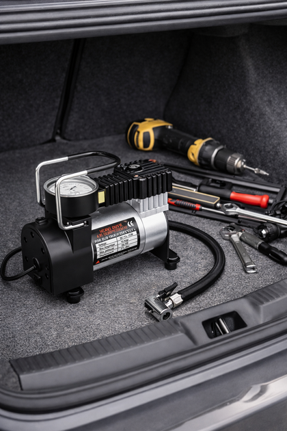 Автомобильный компрессор 12V Air pump AND XL-823 для шин • Портативный насос от прикуривателя для авто, внедорожника, микроавтобуса 57550/5 - изображение 8