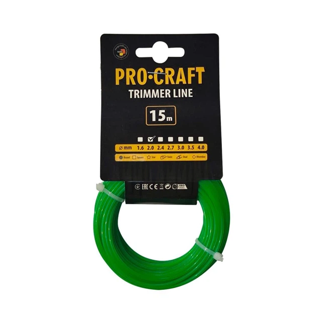 Універсальний комплект косаря Procraft (Ніж 3T+шпуля-павук+волосінь коло 2мм 15м - 2шт) - зображення 2