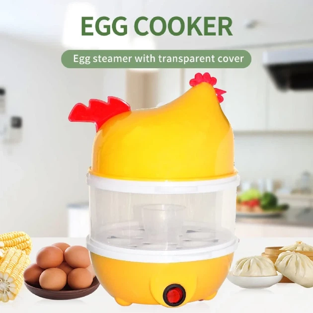 Яйцеварка электрическая автоматическая 14 яиц Double Layer Chicken Shape - изображение 2