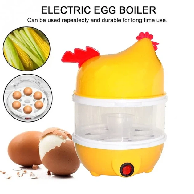 Яйцеварка электрическая автоматическая 14 яиц Double Layer Chicken Shape - изображение 3
