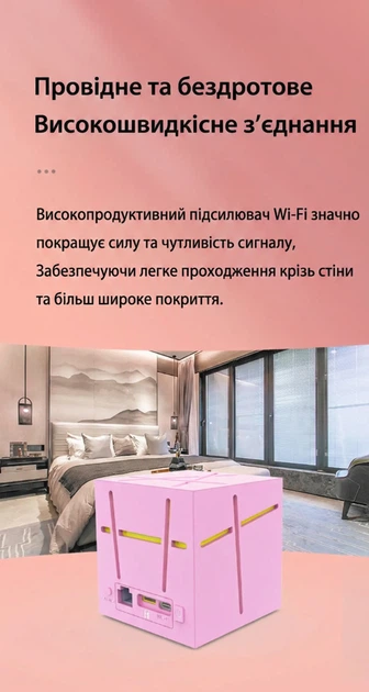4G LTE MiFi роутер MiFi Magic Cube с Wi-Fi 6, LAN и Type-C - изображение 4