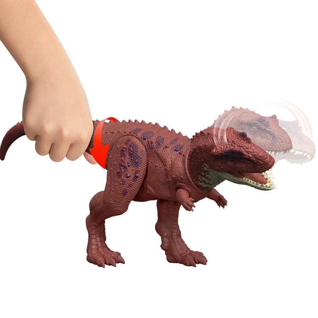 Динозавр Ауказавр Світ юрського періоду Jurassic World Rebirth Wild Roar Aucasaurus Dinosaur Mattel (JGB88) - Фото 9 Динозавр Ауказавр Світ юрського періоду Jurassic World Rebirth Wild Roar Aucasaurus Dinosaur Mattel (JGB88) - зображення 9