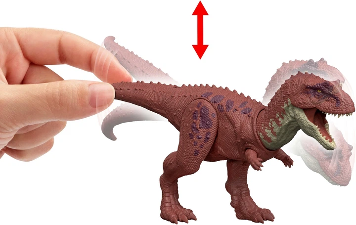 Динозавр Ауказавр Світ юрського періоду Jurassic World Rebirth Wild Roar Aucasaurus Dinosaur Mattel (JGB88) - Фото 10 Динозавр Ауказавр Світ юрського періоду Jurassic World Rebirth Wild Roar Aucasaurus Dinosaur Mattel (JGB88) - зображення 10
