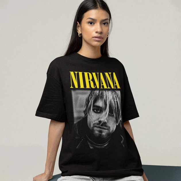 Футболка LOYS Nirvana (Kurt Cobain Portrait) чорний XS - Фото 1 Футболка LOYS Nirvana (Kurt Cobain Portrait) чорний XS - зображення 1