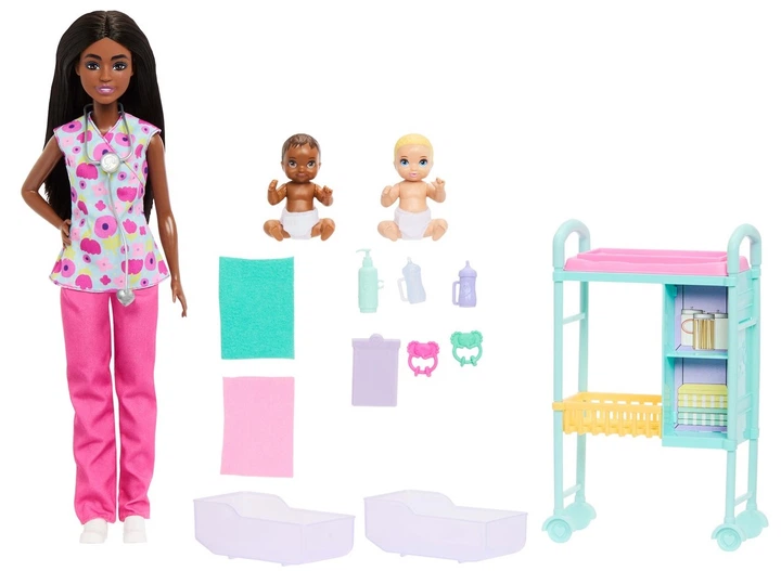 Lalka Mattel Barbie Careers You Can Be Anything — Lekarz dziecięcy (JMK13) (194735378692) - obraz 2