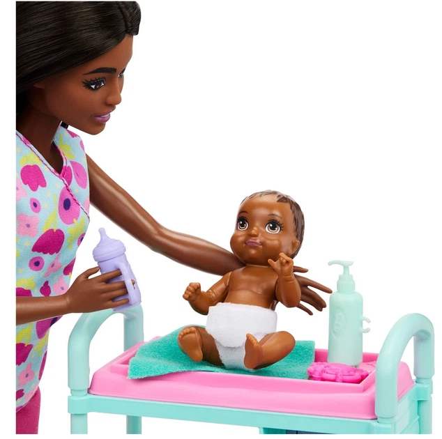 Lalka Mattel Barbie Careers You Can Be Anything — Lekarz dziecięcy (JMK13) (194735378692) - obraz 4