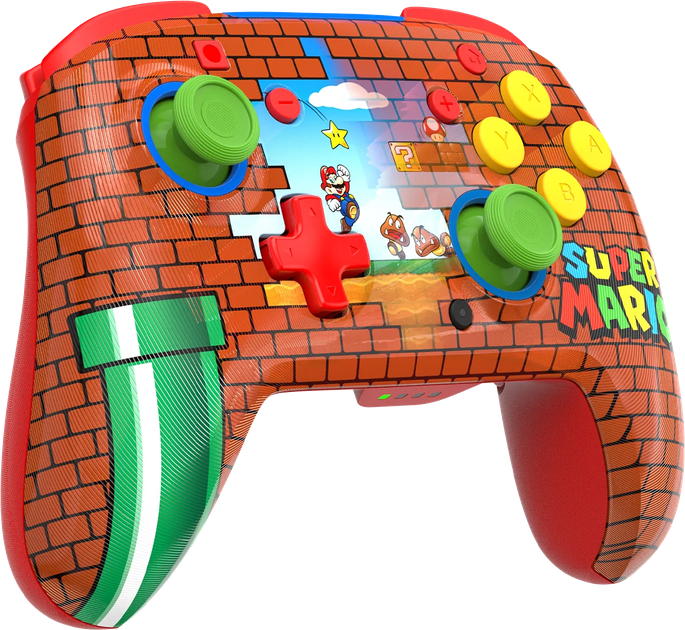 Бездротовий геймпад Turtle Beach Rematch Nintendo Switch Mario Bricks (TBC-8101-65) - зображення 3