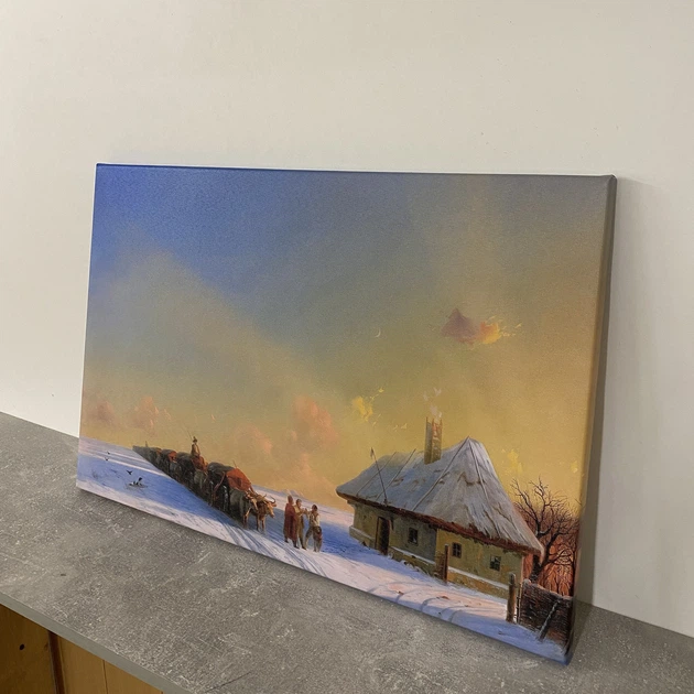 Інтер'єрна картина Чумаки в Україні, Айвазовський, 28×42 см (id6896) - зображення 3