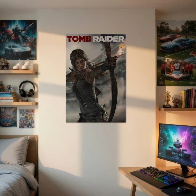 Постер Лара Крофт, Tomb Raider, Lara Croft, плакат для геймера, A3 42×28 см (id6930) - изображение 2