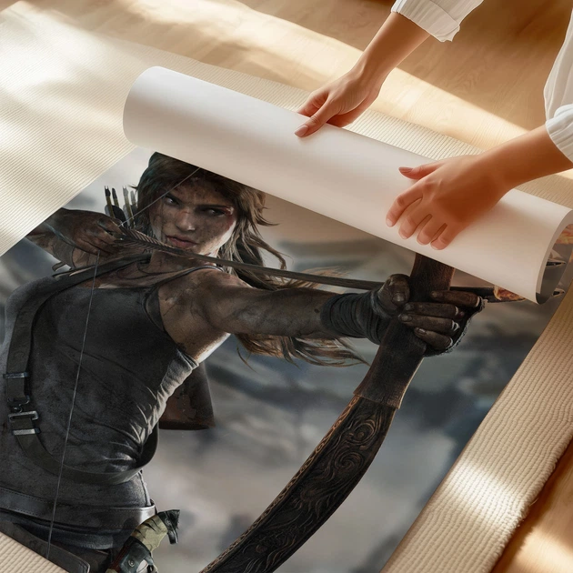 Постер Лара Крофт, Tomb Raider, Lara Croft, плакат для геймера, A3 42×28 см (id6930) - изображение 3