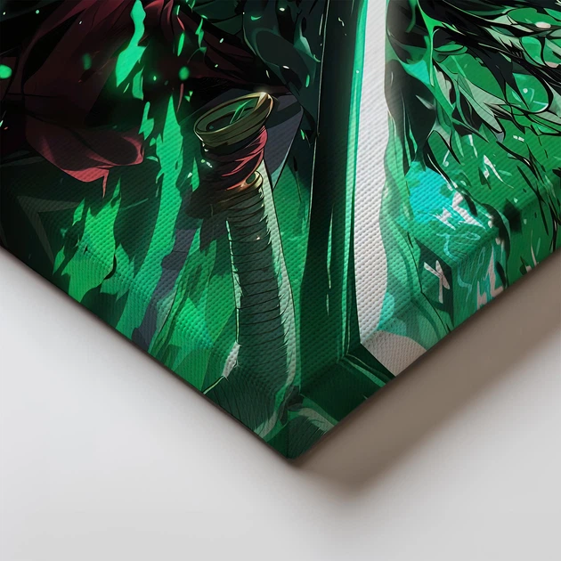 Інтер'єрна картина Великий Куш, Ван Піс, Ророноа Зоро, One Piece, Roronoa Zoro, 42×24 см (id6929) - зображення 2