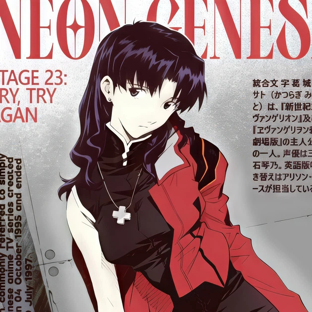 Інтер'єрна картина Євангеліон, Місато Кацураґі, Misato Katsuragi, Evangelion, NERV, аніме, 42×28 см (id6950) - зображення 4