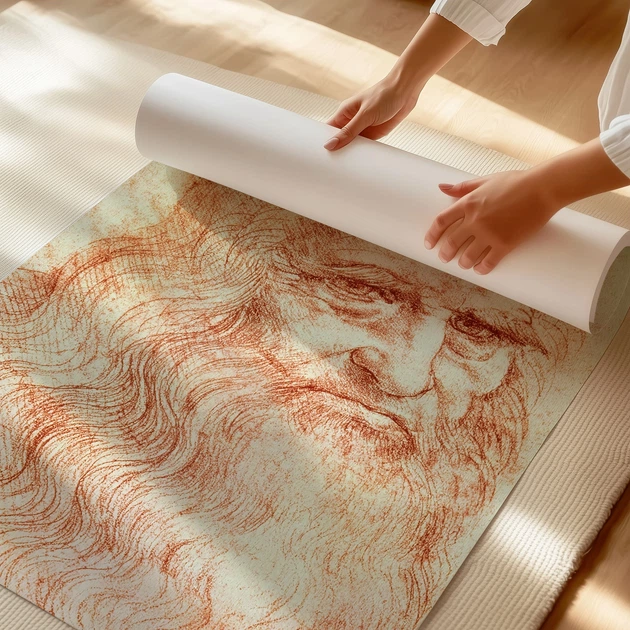 Постер Леонардо да Винчи, Leonardo da Vinci, A3 42×28 см (id6989) - изображение 3