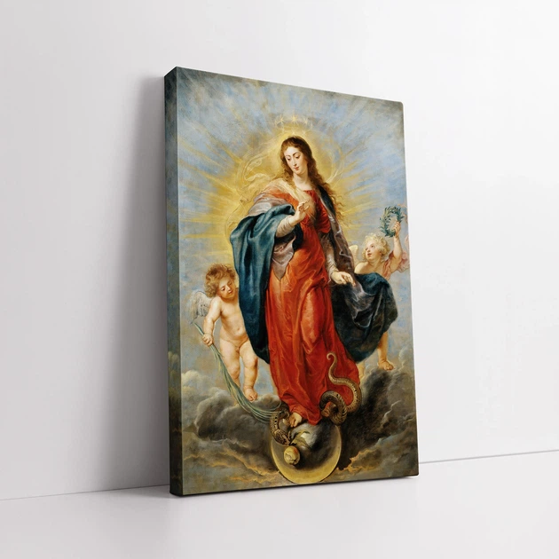 Інтер'єрна картина Діва Непорочного Зачаття, Рубенс, Rubens, Virgin of Immaculate Conception, 42×28 см (id6990) - зображення 2