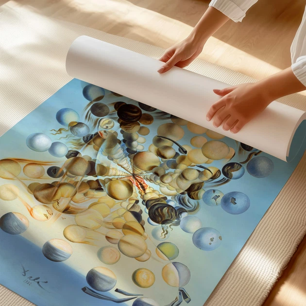 Постер Галатея зі сферами, Сальвадор Далі, Salvador Dalí, Galatea of the Spheres, абстракціонізм, A3 40×30 см (id6995) - зображення 3