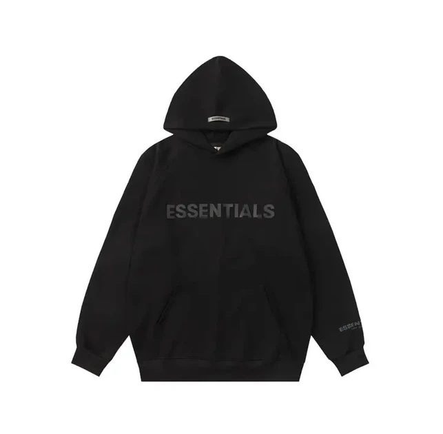 Худи Essentials Fear Of God в черном цвете (M). - изображение 4