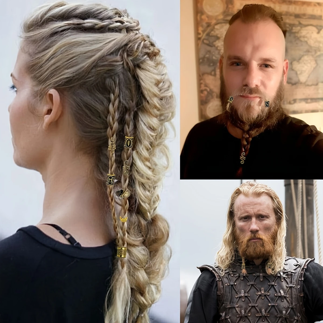 Набор бусин для дредов, бороды и волос 87 шт./компл. [DX311516/87pcs] Viking - изображение 5