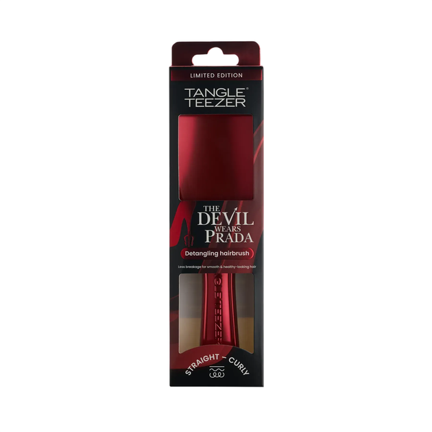Щітка для волосся Tangle Teezer The Ultimate Detangler Chrome The Devil Wears Prada - Фото 6 Щітка для волосся Tangle Teezer The Ultimate Detangler Chrome The Devil Wears Prada - зображення 6
