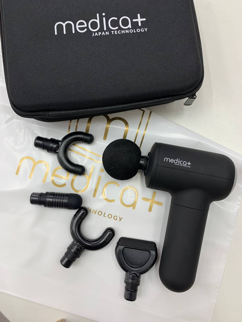 Перкусійний масажер MEDICA+ MassHand Pro 4.0 масажний пістолет для тіла, мʼязів, спини (Japan) - зображення 13