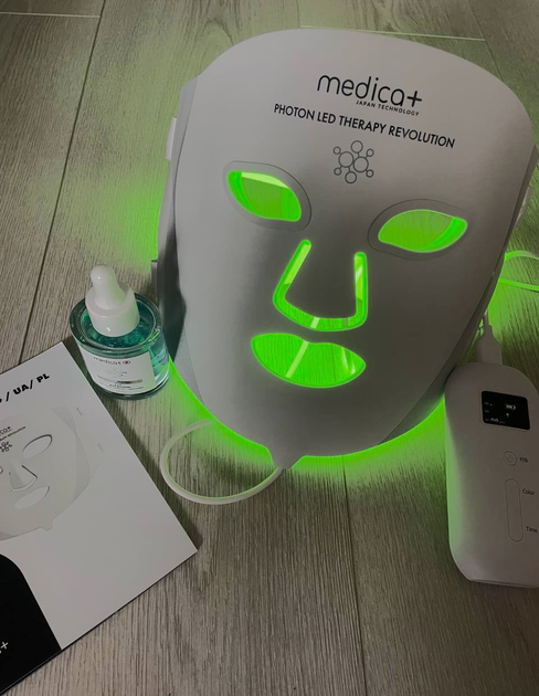 LED маска для лица MEDICA+ LEDMask 8X 7 цветов с 108 LED светодиодами (Japan) - изображение 13
