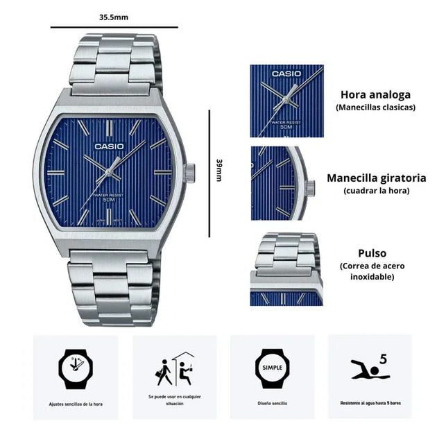 Наручний годинник CASIO MTP-B140D-2AVEF - изображение 8