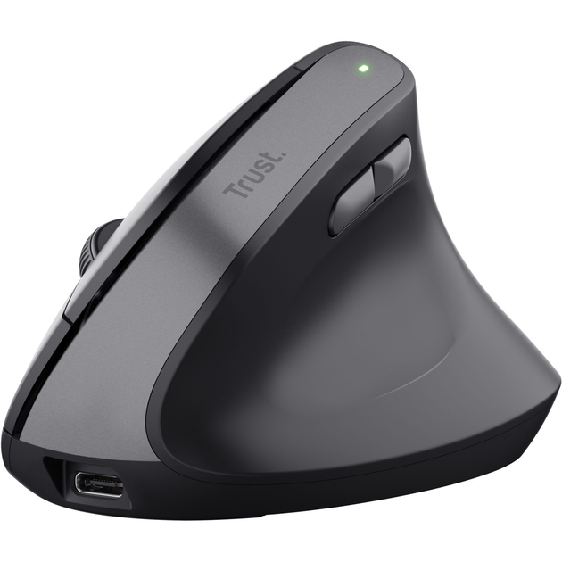 Мышь Trust Bayo 2 Ergonomic, WL/USB-A, черный (25145_TRUST) - зображення 2