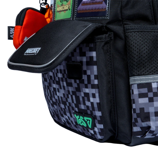 Рюкзак шкільний Yes Minecraft Reality S-104S для хлопця 37 см (550261) - Фото 6 Рюкзак шкільний Yes Minecraft Reality S-104S для хлопця 37 см (550261) - изображение 6