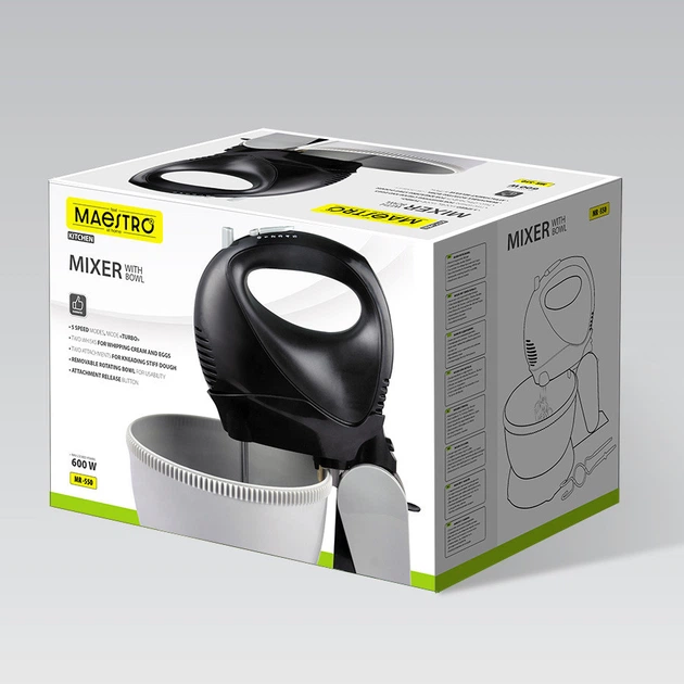 Миксер кухонный с вращающейся чашей Maestro (MR-550) - изображение 5