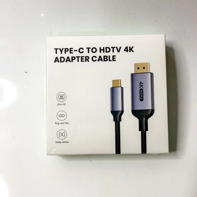 Кабель-перехідник Digital ZX167 USB Type-C - HDMI 4K 60Hz 2 м Чорний (HDMIC4K-2m) - изображение 8