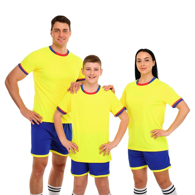 Форма футбольна LIDONG JG-6319 Жовто-синій S (69d8b26efe81d250330a3a55) - изображение 2