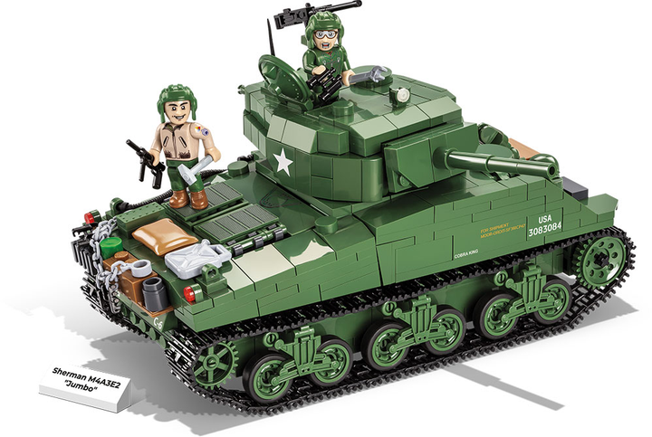 Конструктор Cobi Sherman M4A3E2 Jumbo 720 елементів 2550 (5902251025502) - зображення 2