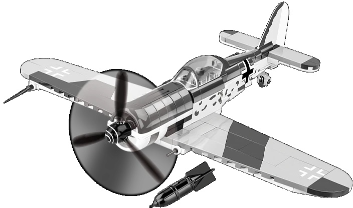 Конструктор Cobi HC WWII Focke-Wulf FW 190 F-8 170 елементів 5871 (5902251058715) - зображення 2