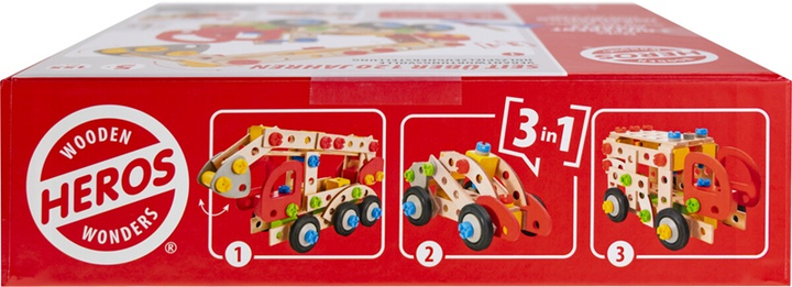 Дерев’яні кубики Tactic Heros 3 в 1 155 елементів HE0009 00098 (4255870200098) - Фото 3 Дерев’яні кубики Tactic Heros 3 в 1 155 елементів HE0009 00098 (4255870200098) - зображення 3