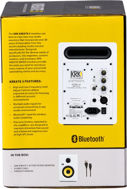 Studyjny monitor KRK Kreate 5 White (711106179971) - obraz 6
