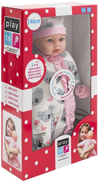 Пупс Baby Mix Бібі розмовляє та співає польською мовою 46 см (52666) - зображення 3