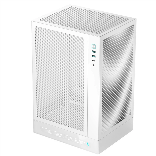 Корпус DeepCool CH170 Digital White (R-CH170-WHNPI0D-G-1) без БЖ - Фото 13 Корпус DeepCool CH170 Digital White (R-CH170-WHNPI0D-G-1) без БЖ - зображення 13