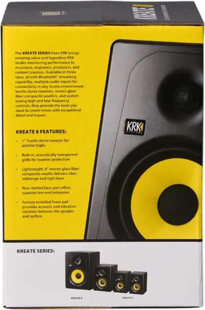 Studyjny monitor KRK Kreate 8 (711106168005) - Zdjęcie 7 Studyjny monitor KRK Kreate 8 (711106168005) - obraz 7