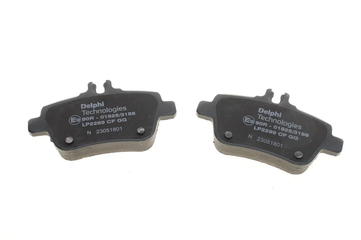 Колодки гальмові Delphi LP2289 Mercedes A-Class, GLA-Class, CLA-Class, B-Class; Infiniti Q 0064202320, A0064202320, AOO642O232O - зображення 3