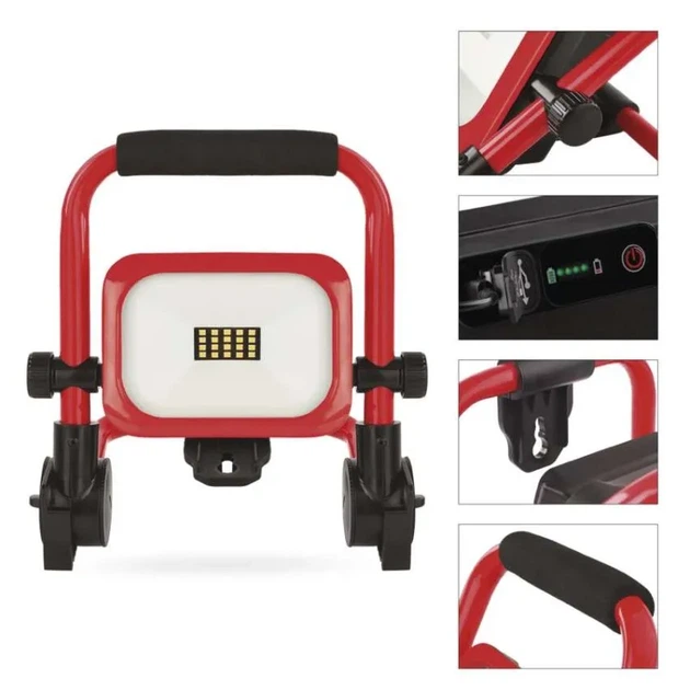 Прожектор с аккумулятором Emos ZS2813 20W 1650Lm 6500K Li-Ion 5000mAh IP54 - изображение 10