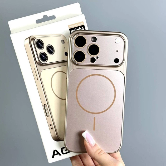 Чехол (накладка) Apple iPhone 14 Pro Max, AG Glass Slim Fit, MagSafe, Серебряный - 686241 - Фото 3 Чехол (накладка) Apple iPhone 14 Pro Max, AG Glass Slim Fit, MagSafe, Серебряный - 686241 - изображение 3