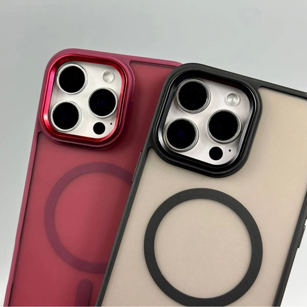 Чехол (накладка) Apple iPhone 16 Pro Max, Color Matte, MagSafe, Burgundy, Бордовый - 712763 - Фото 13 Чехол (накладка) Apple iPhone 16 Pro Max, Color Matte, MagSafe, Burgundy, Бордовый - 712763 - изображение 13