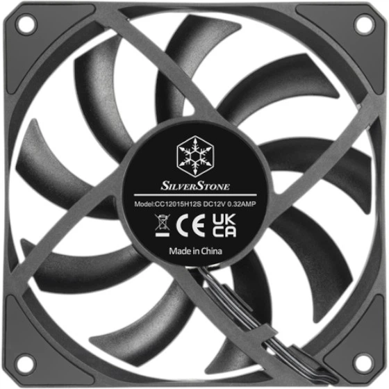 Wentylator SilverStone Air Slimmer 120 Czarny (SST-AS120B) - obraz 2