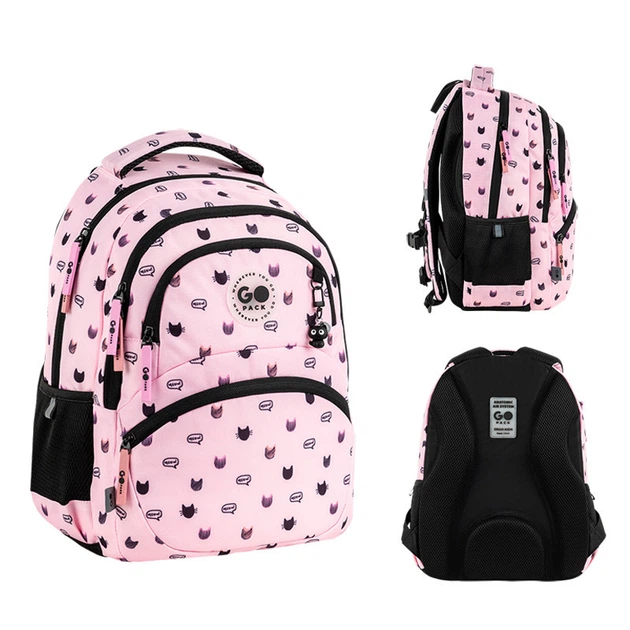 Рюкзак GoPack Education GO26-175M-1 Meow Cats + карандаши Kite 18цв. - изображение 2