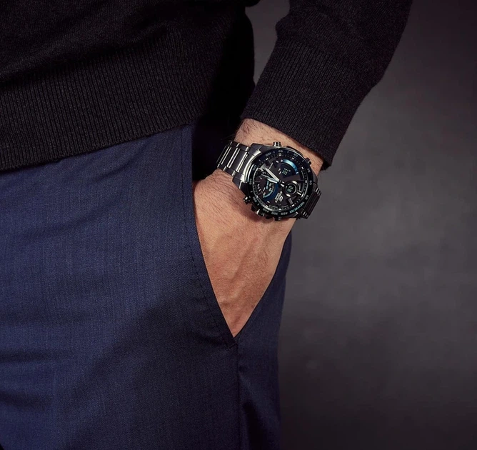 Наручний годинник Casio ECB-900DB-1B - изображение 3
