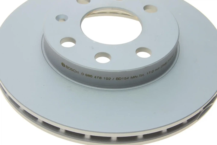 Диски гальмові BOSCH 0986478192 Opel Kadett, CORSA, Combo, Vectra, Ascona, Astra; Daewoo Nexia, Lanos; Chevrolet Aveo; Zaz Sens 96574633, 96471274, 96215669 - зображення 4