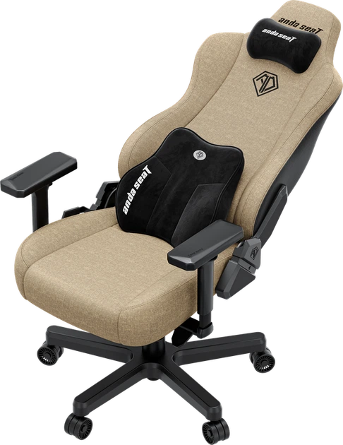 Крісло ігрове Anda Seat Kaiser 3E XL Dark Beige Fabric - изображение 7